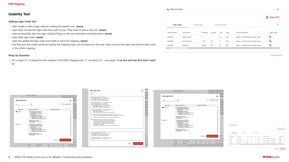 CVS Usability Testing